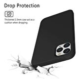 Apple iPhone 15 Pro Max 6.7'' İçi Kadife Silikon Kılıf Haki