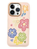 Puffy Case iPhone 15 Pro Çiçek