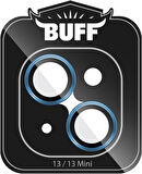 Apple iPhone 13 Gerçek Cam Safir Lens Koruma Mavi