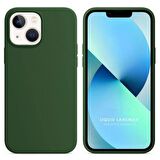 Apple iPhone 13 6.1'' Liquit Lansman Silikon Haki