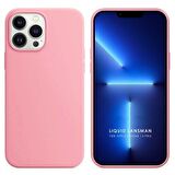 Apple iPhone 13 Pro 6.1'' Liquit Lansman Silikon Pembe