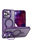iPhone 16 Pro Max 6.9'' StandGuard MagSafe Kılıf + Lens Koruma Derin Mor