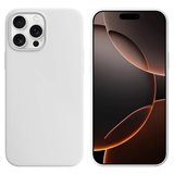 Apple iPhone 16 Pro Max 6.9'' Liquit Lansman Silikon Beyaz