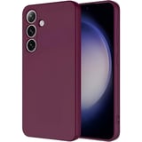 Samsung Galaxy S24 Plus İçi Kadife Silikon Kılıf Bordo