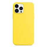 Apple iPhone 13 Pro Max 6.7'' Liquit Lansman Silikon Sarı
