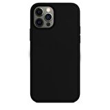 Apple iPhone 15 Pro 6.1'' İnce Mat Silikon Kılıf Siyah