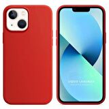 Apple iPhone 14 6.1'' Liquit Lansman Silikon Kırmızı