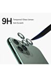 Apple iPhone 15 Pro 6.1'' Metal Çerçeveli Kamera Koruma Lensi Siyah