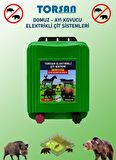 TORSAN 220V ADAPTÖRLÜ PRO PLUS 500 Elektrikli Çit Sistemi ( Domuz - Ayı Kovucu ) 500MT