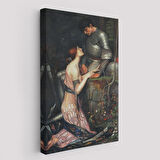 John William Waterhouse'un Lamia ve Şövalyesi Orenco Kanaviçe Tablosu-6263