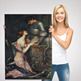 John William Waterhouse'un Lamia ve Şövalyesi Orenco Kanaviçe Tablosu-6263