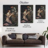 John William Waterhouse'un Lamia ve Şövalyesi Orenco Kanaviçe Tablosu-6263