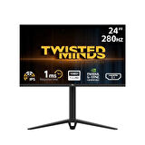 TWISTED MINDS 24.5” TM24FHD280IPS FHD 280HZ 1MS HDMI DP IPS HDR100 ADAPTIVE-SYNC ÇERÇEVESİZ GAMING MONİTÖR