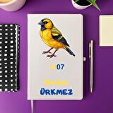 Taraftara Özel Kanarya Tasarımlı Defter