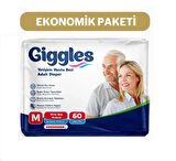 Yetişkin Bel Bantlı Hasta Bezi Medium 30'lu 2 paket 60 adet