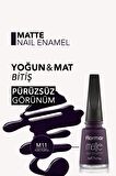 Flormar Oje Matte Nail Enamel M11 Pure Purple 34000004-m11
