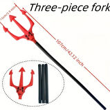 Kırmızı Renk Halloween Cadılar Bayramı Çatal 107 cm