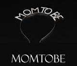 Parti Gümüş Renk Metal Taşlı Mom To Be Taç Baby Shower Anne Tacı