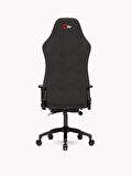 Zio Gaming Valor 1590B1110 Ayak Uzatmalı Profesyonel Oyuncu Koltuğu - Antrasit (Jet Black) Kumaş