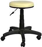 Bürocci Plastik Ayaklı Tabure-Krem-2999G0115