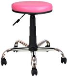 Bürocci Metal Ayaklı Tabure-Pembe-2999D0120