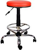 Bürocci Metal Ayaklı Yüksek Tabure-Kırmızı-2999T0116