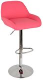 Bürocci Texas Bar Taburesi - Pembe Deri - 9506S0120