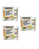 You plus Vitamin C Çinko Propolis 20 Efervesan Tablet 3 Lü