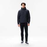 Nautica Erkek Siyah Regular Fit Kapüşonlu Su Geçirmez Yağmurluk