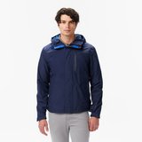 Nautica Erkek Lacivert Regular Fit Kapüşonlu Su Geçirmez Yağmurluk