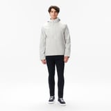 Nautica Erkek Gri Regular Fit Kapüşonlu Su Geçirmez Yağmurluk