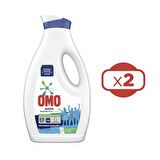 Omo Sıvı Deterjan Active Beyazlar Ve Renkliler 26 Yıkama 1690 Ml x 2 Adet