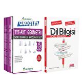 Milimetrik TYT AYT Geometri Seti ve AKM Dil Bilgisi Soru Bankası Seti 2 Kitap