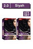 Koleston Supreme Saç Boyası 2/0 Siyah x2' li Set