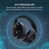 Gamepower Kai Titanium Siyah 7.1 Surround Hi-Fi Manyetik Pad RGB Gaming Kulaklık (2x Cooling Pad Hediyeli)