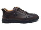 Goldbrand Hakiki Deri Erkek Rahat Ortopedik Günlük Kışlık Sneaker Akıllı Bağcıklı Ayakkabı 40-44