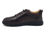 Goldbrand Hakiki Deri Erkek Rahat Ortopedik Günlük Kışlık Sneaker Akıllı Bağcıklı Ayakkabı 40-44