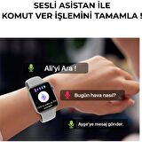 Lykia Covers WS8 Siyah Akıllı Saat