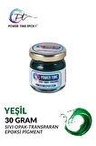 Opak & Transparan Sıvı Pigment Boya / Yeşil / Epoksi Için 30 GRAM
