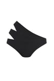 Fresh 3lü Pamuklu Siyah Slip Külot