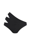 Fresh 3lü Pamuklu Siyah Slip Külot