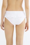 Beyaz Casey Mini Skirt Bikini Altı