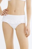 Beyaz Casey Mini Skirt Bikini Altı