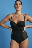 Siyah Premium Bodysuit Korse