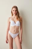 Easy Pamuklu Trim Beyaz Slip Külot