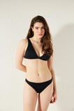 Siyah Basic Slip Bikini Altı