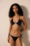 Basic Reverse Siyah V Bikini Üstü