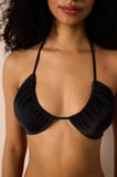 Basic Reverse Siyah V Bikini Üstü