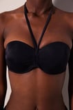 Basic Pop Siyah Bikini Üstü