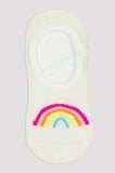 Kız Çocuk Rainbow Babet Çorabı